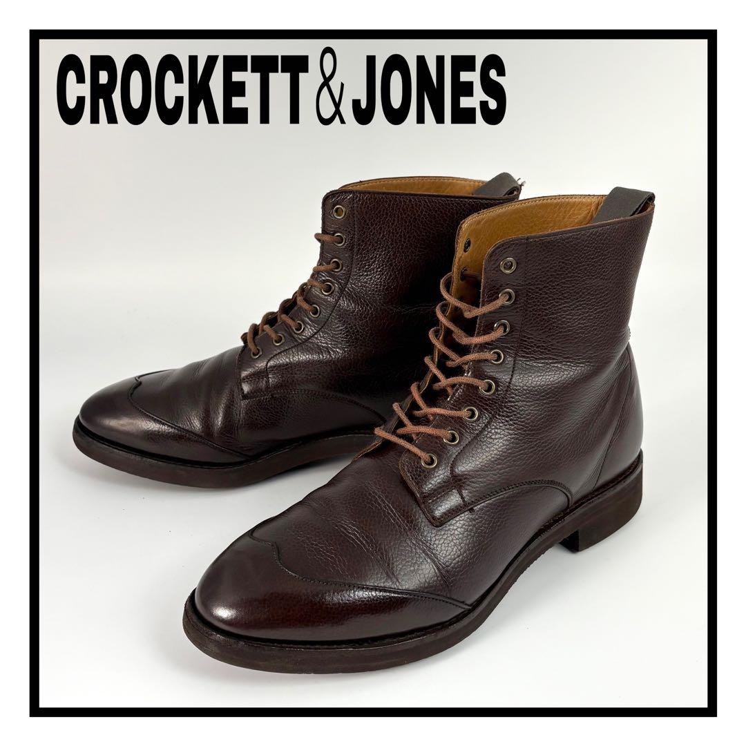 mmm2様 クロケット＆ジョーンズ レースアップブーツ ウイングチップ ブラウン