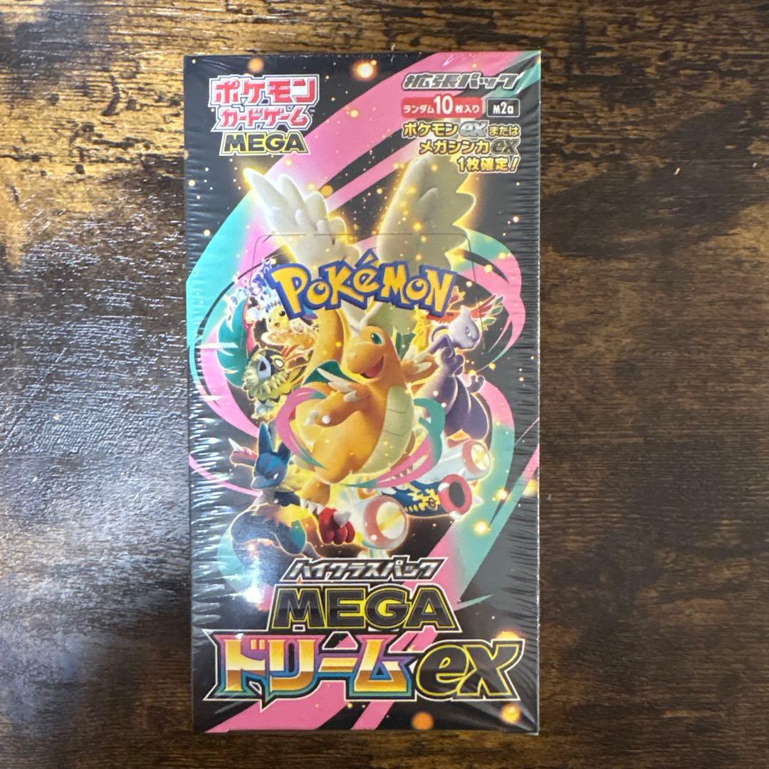 ポケモンカードゲーム MEGAドリームEX 1ボックス未開封シュリンクあり