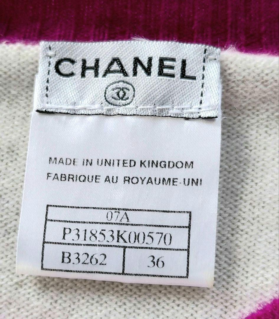 CHANEL ニット セーター ココワッペン [カシミア100%] - メルカリ