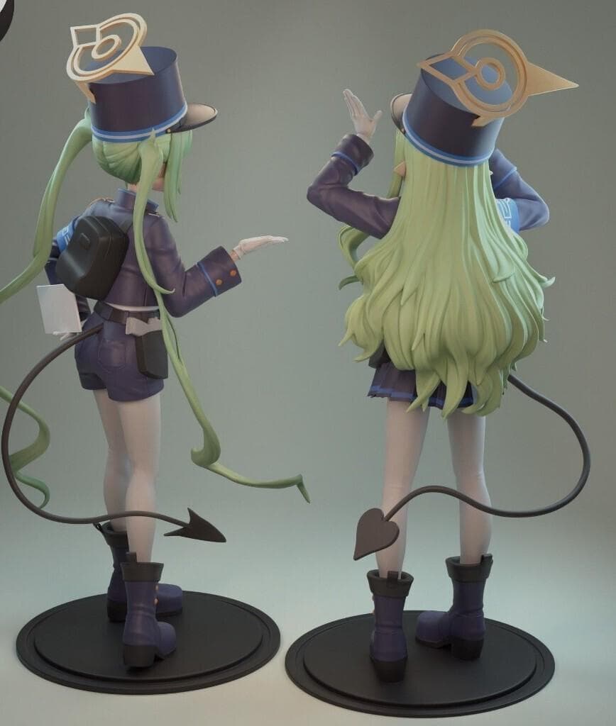 未塗装未組立 ガレージキット ブルアカ ブルーアーカイブ 橘ノゾミ