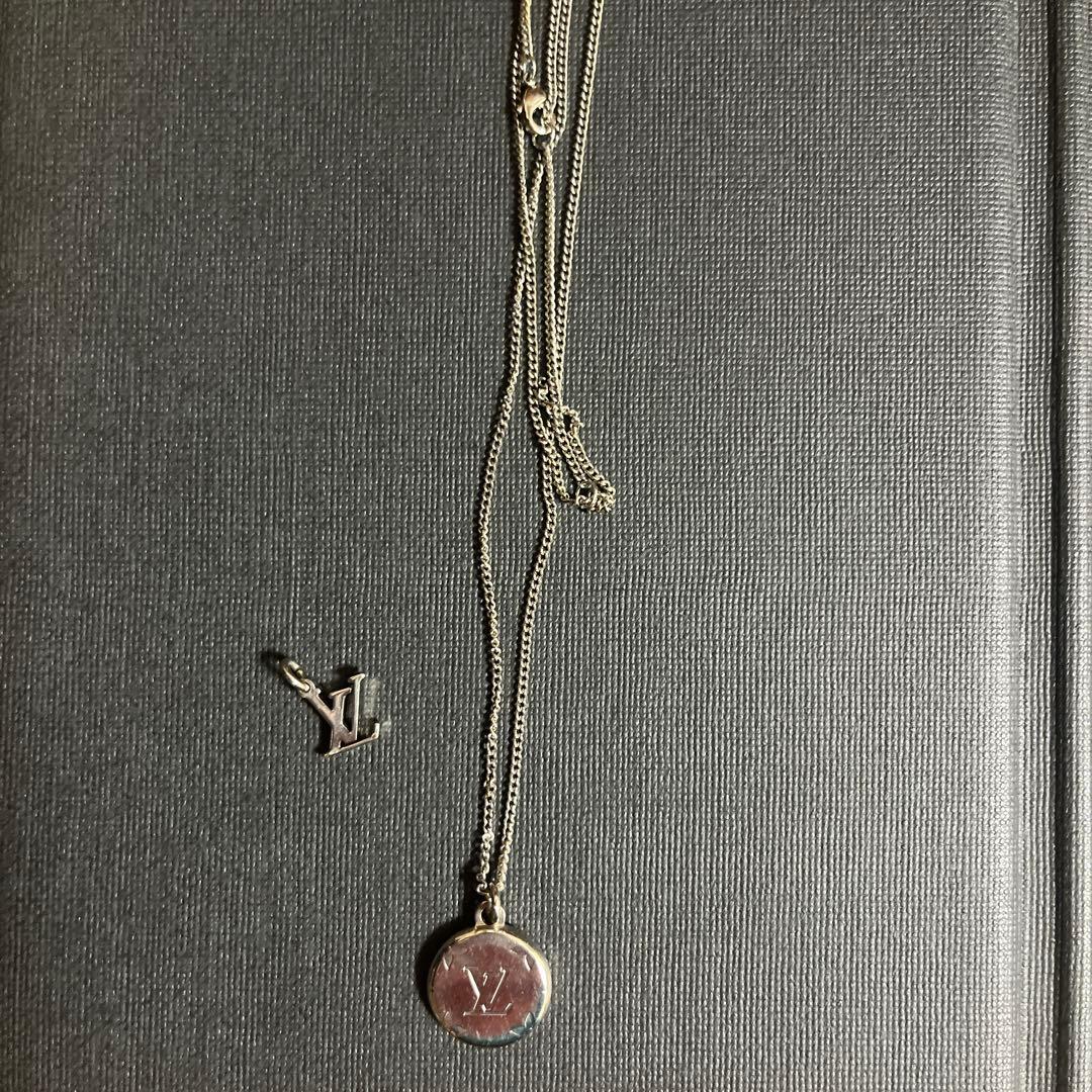 Louis Vuitton ロゴチャーム ネックレス モノグラム M62485 - メルカリ