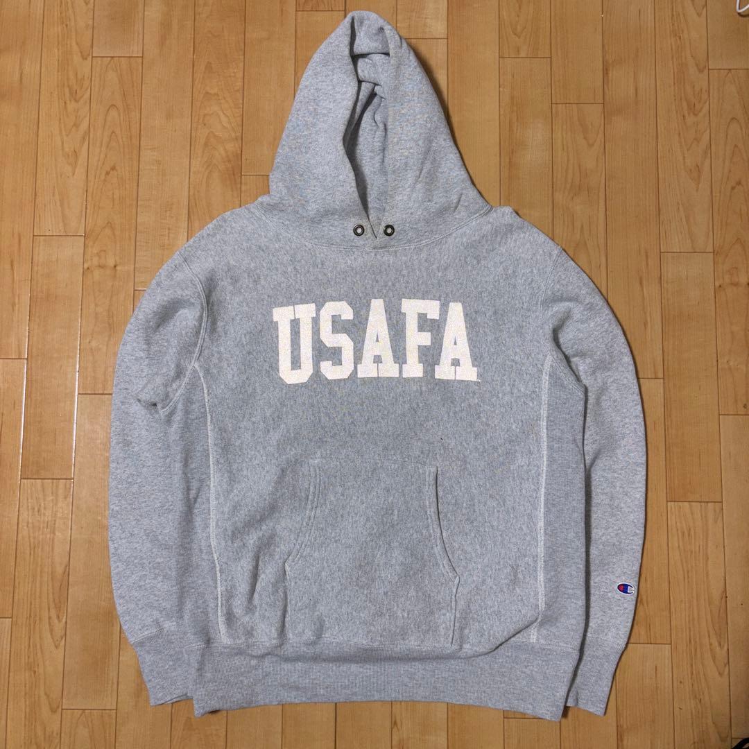 Champion リバースウィーブ usafa ミリタリー パーカー リフレクタ