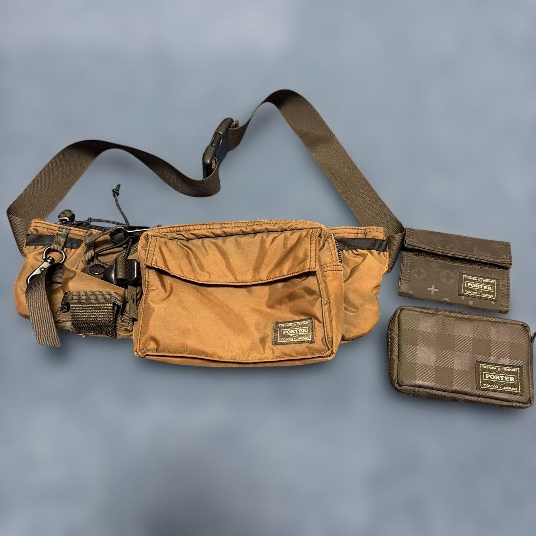 g*2様 HEAD PORTER Brownie ボディバッグ ブラウン