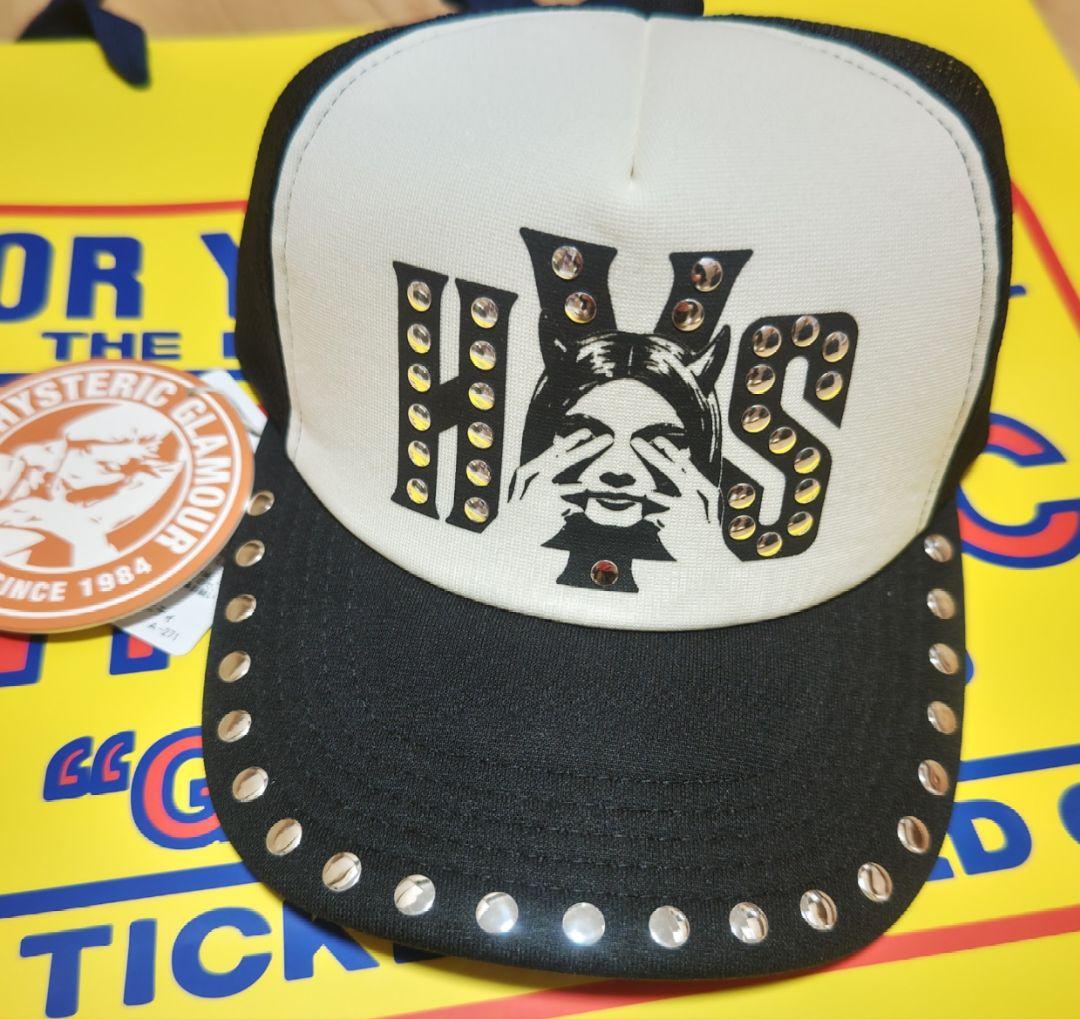 ヒステリックグラマー SEE NO EVIL スタッズメッシュキャップ - メルカリ