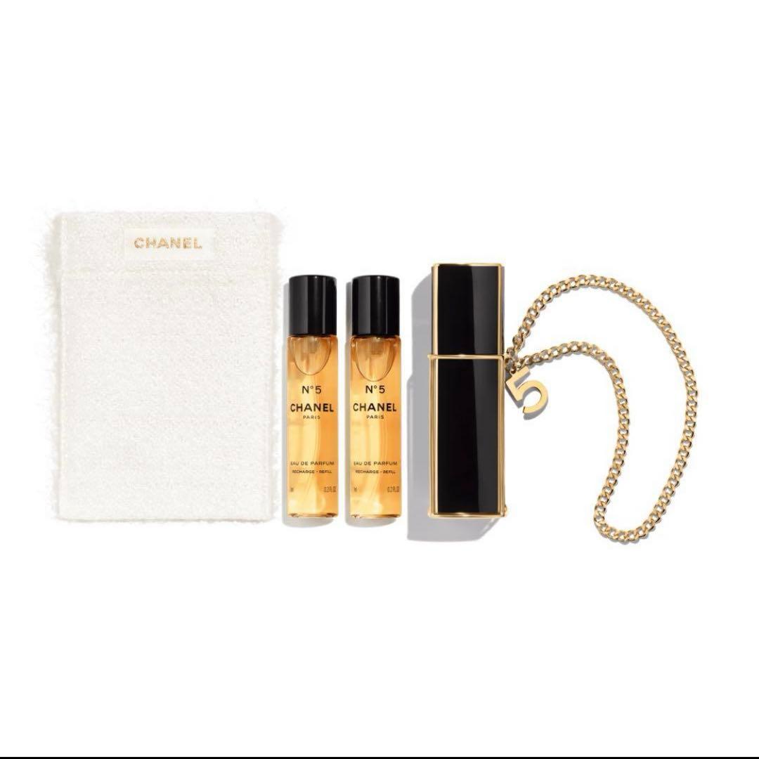 CHANEL N°5 オードパルファムパーススプレイ チャームチェーン付き