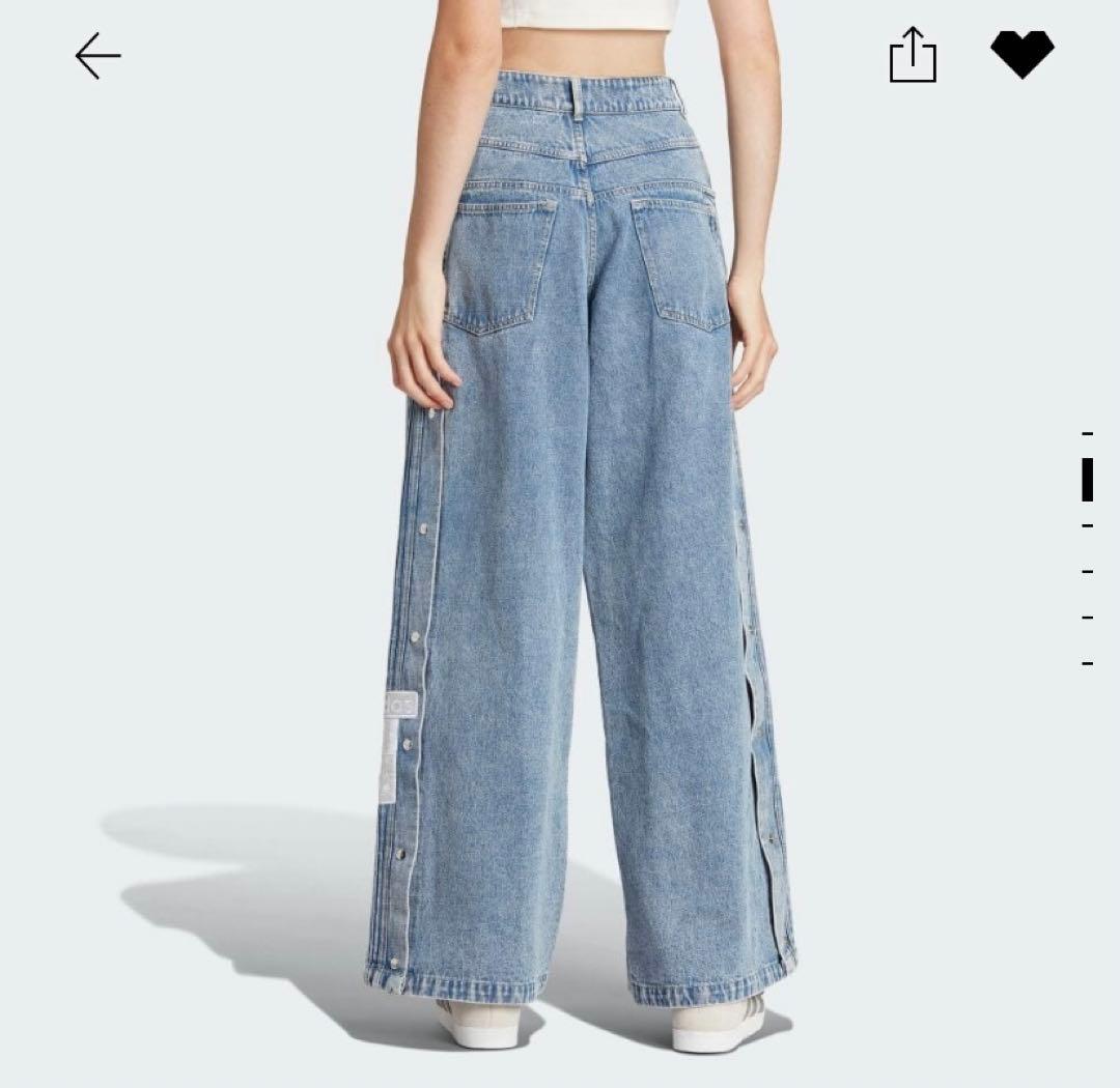 Adidas アディブレイク ワイド デニム - メルカリ