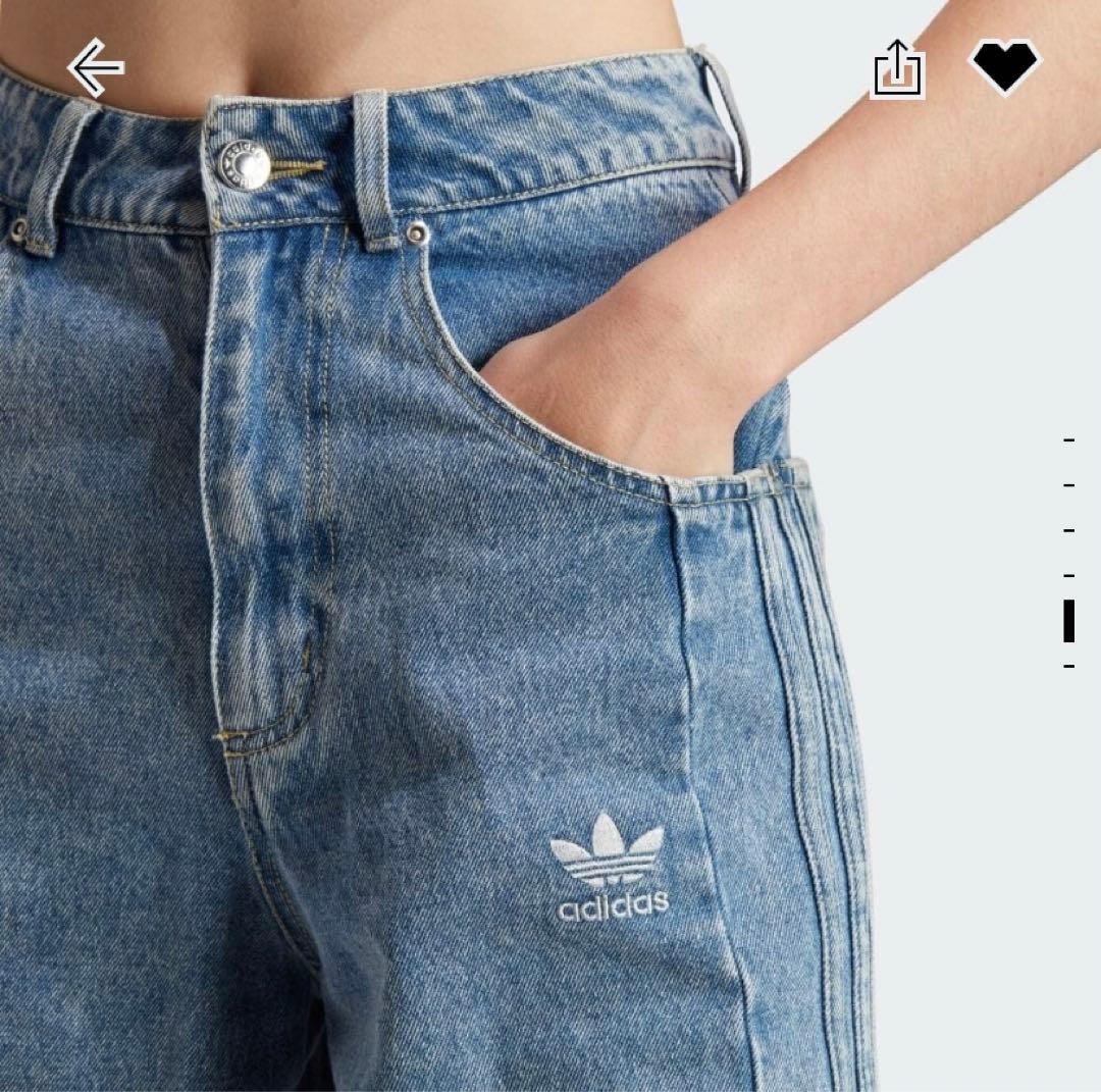 Adidas アディブレイク ワイド デニム - メルカリ