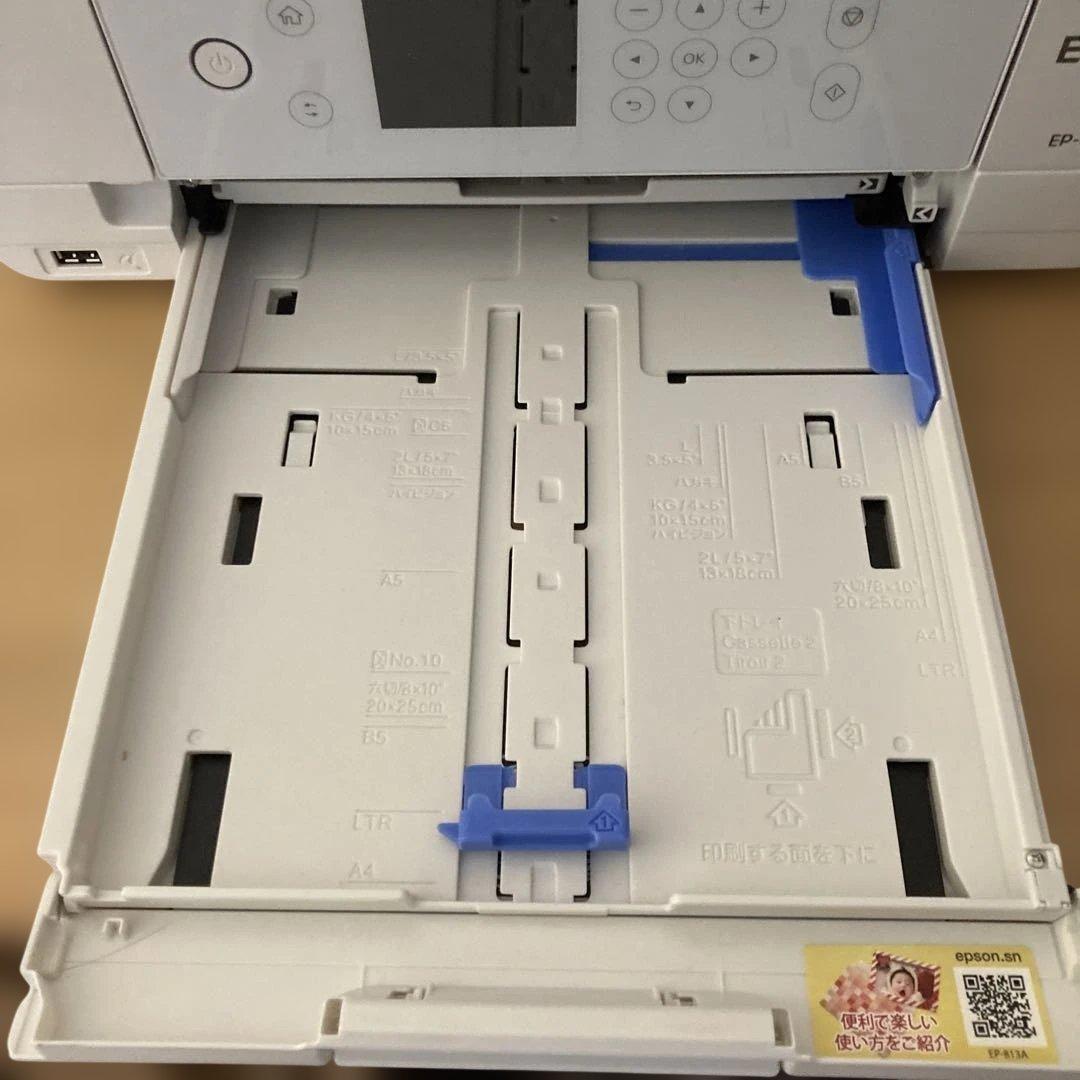 故障品】エプソン プリンタ EP-813A ホワイト - メルカリ