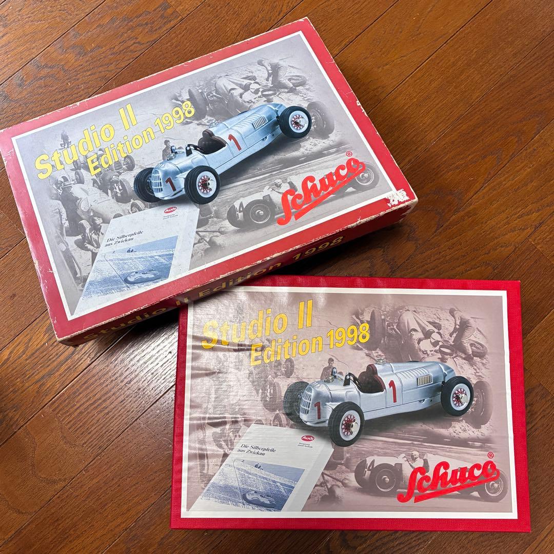 【希少】Schuco Studio II auto union Type-C最終 Schuco Studio II Auto Union Art.Nr.01220 復刻版 外箱付き | ブリキ