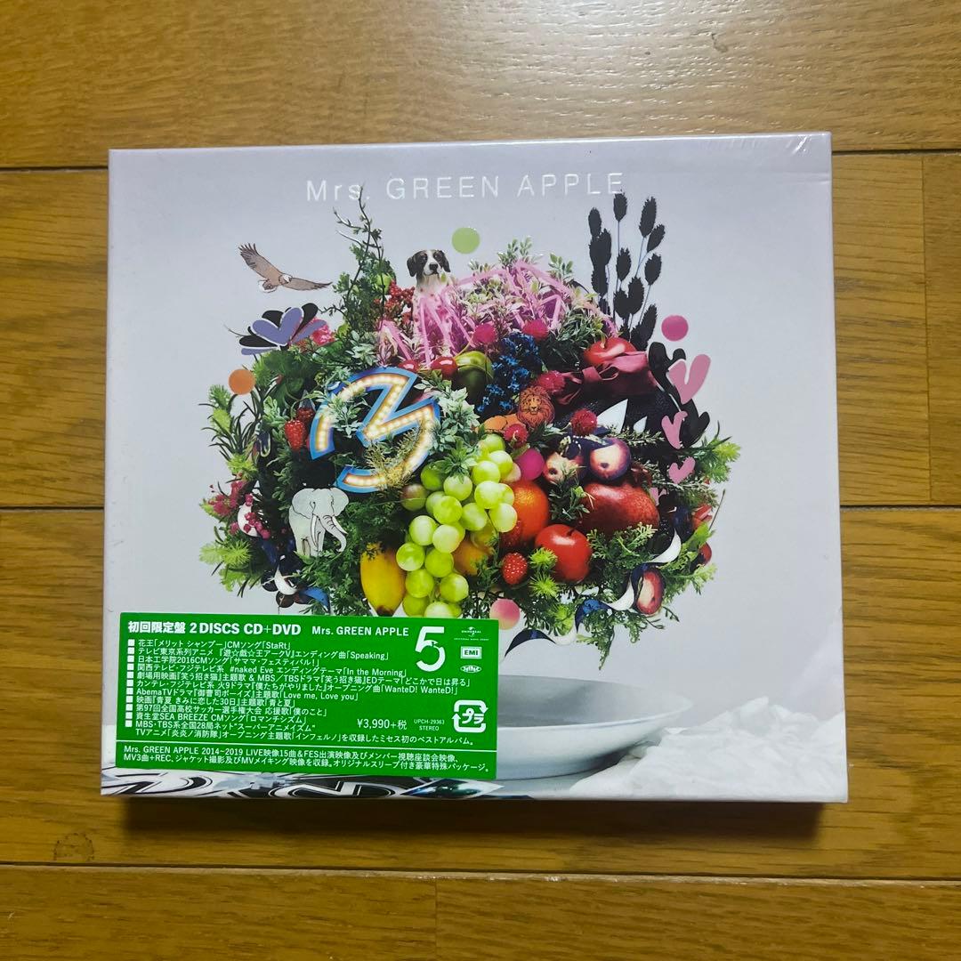 新品未開封Mrs.GREEN APPLE 5 初回限定盤 - メルカリ
