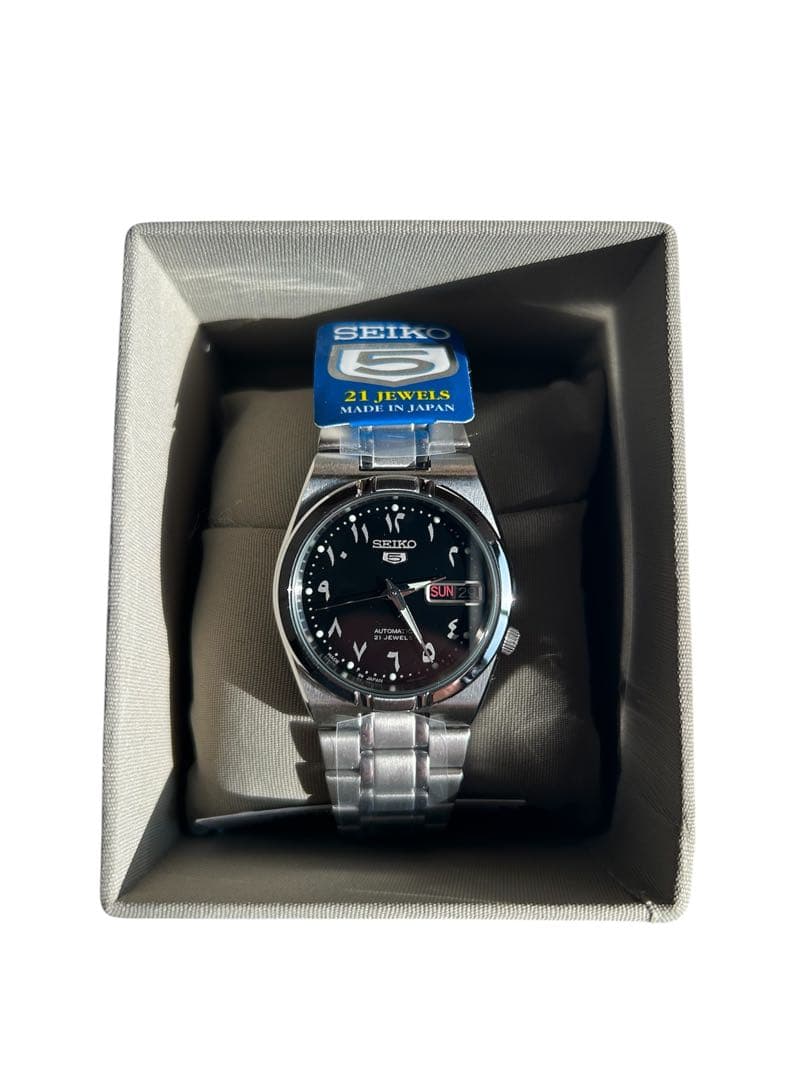 即納可能！SEIKO 5 SNK063J5、アラビア 、藤原ヒロシさん着用モデル