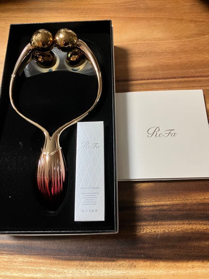 ReFa 美顔ローラー ゴールドダブルレイ