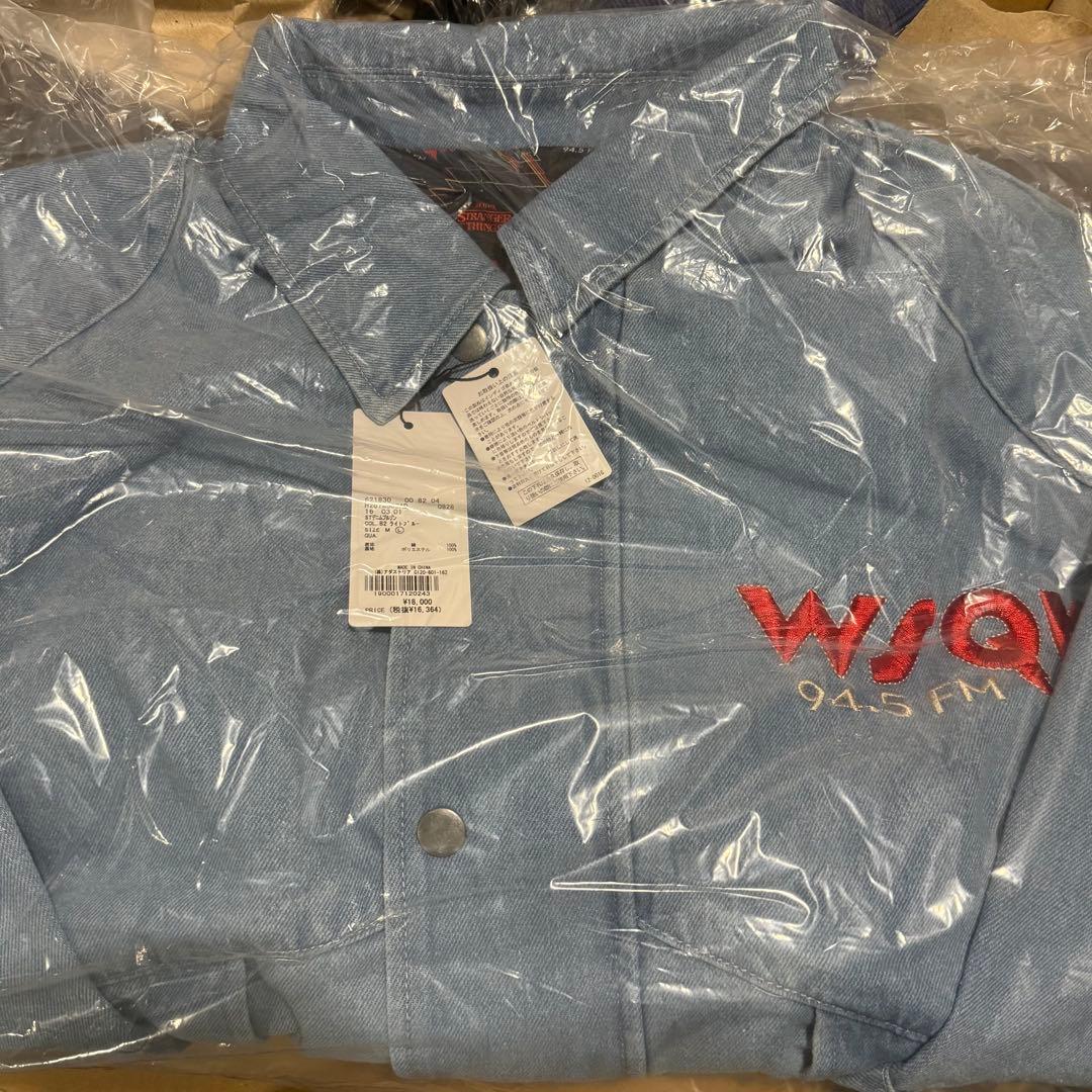 ストレンジャーシングス コラボデニムブルゾン ライトブルー L - メルカリ