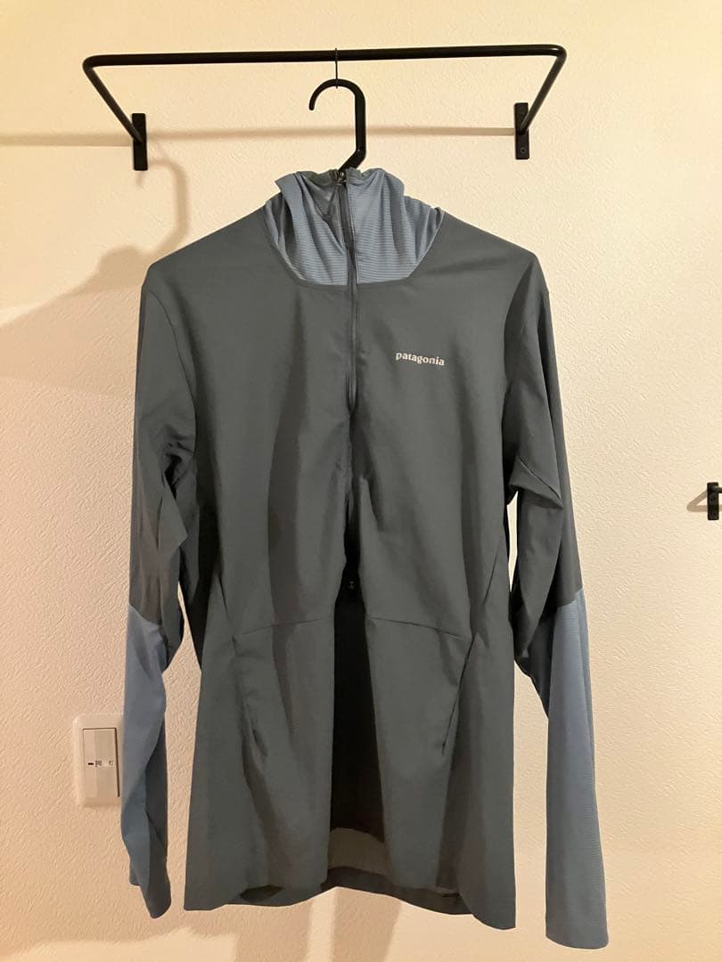 patagonia フルジップウィンドブレーカー グレー Patagonia (パタゴニア) アウトドアウェア(ジャケット) メンズ SIZE L