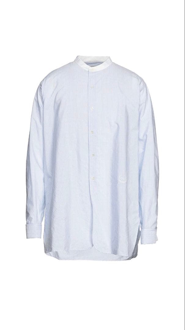 Maison Margiela バンドカラーストライプシャツ Maison Margiela（メゾンマルジェラ） 21AW STRIPE SHIRT ストライプ