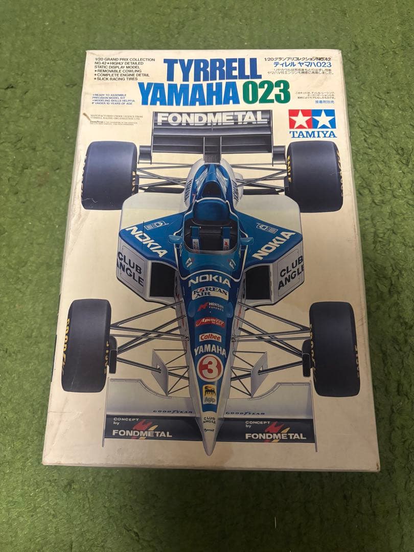 タミヤF1 TYRRELL YAMAHA 023 1/20 タミヤ 1/20 ティレルヤマハ023 完成 | 駆け抜ける模型生活