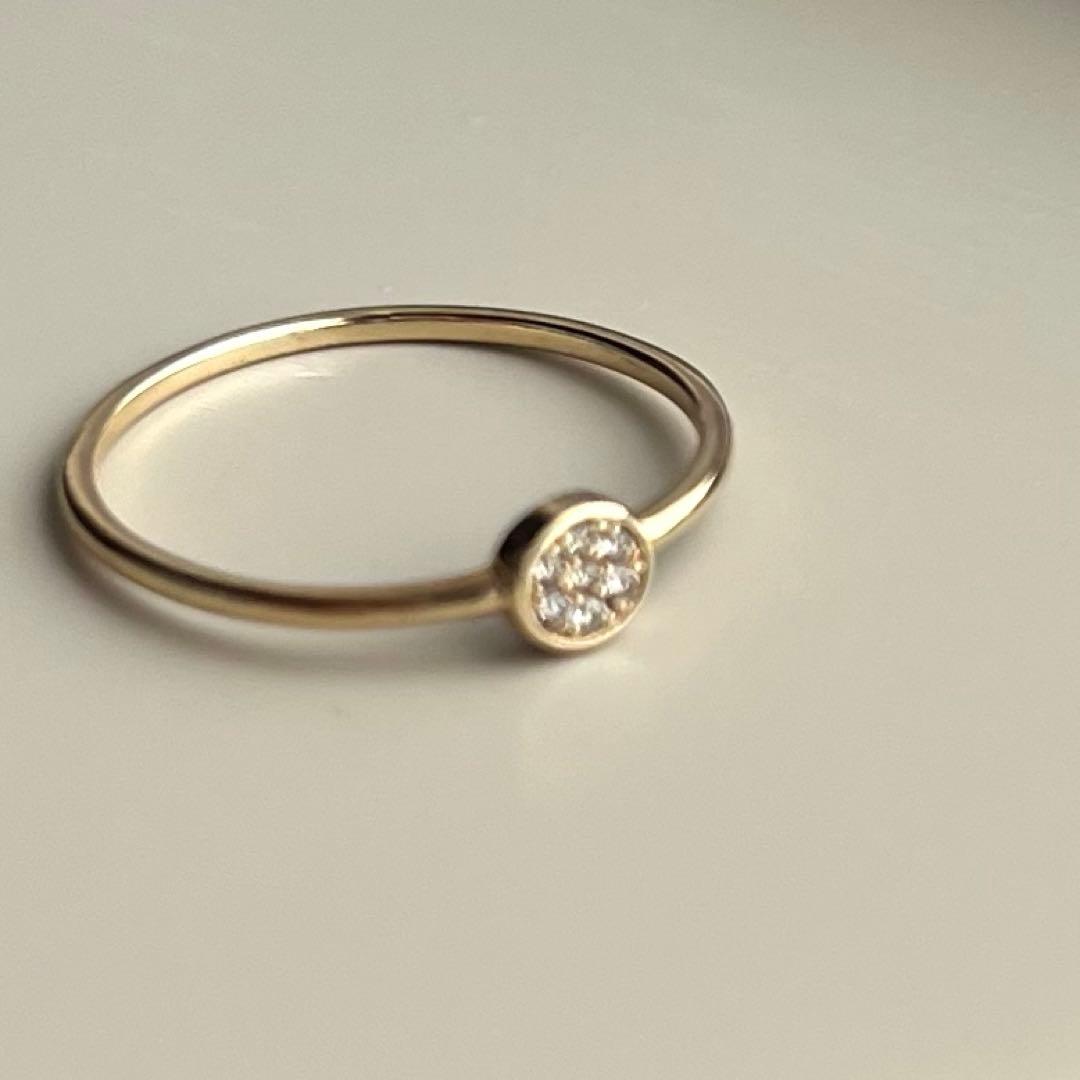 美品】ete エテ K10 YG ブリリアント ダイヤモンド リング 11号 - メルカリ