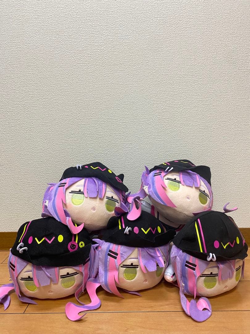 hololive　寝そべりぬいぐるみ　常闇トワ　5体セット ホロライブ 寝そべりぬいぐるみ 常闇トワ Relax Time ラプラス セット