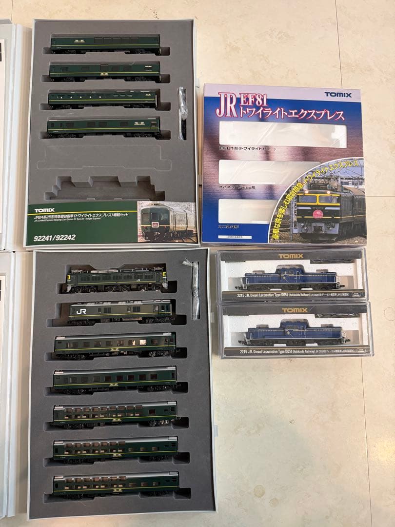 TOMIX 92240-92242トワイライトエクスプレス 11両+DD512両