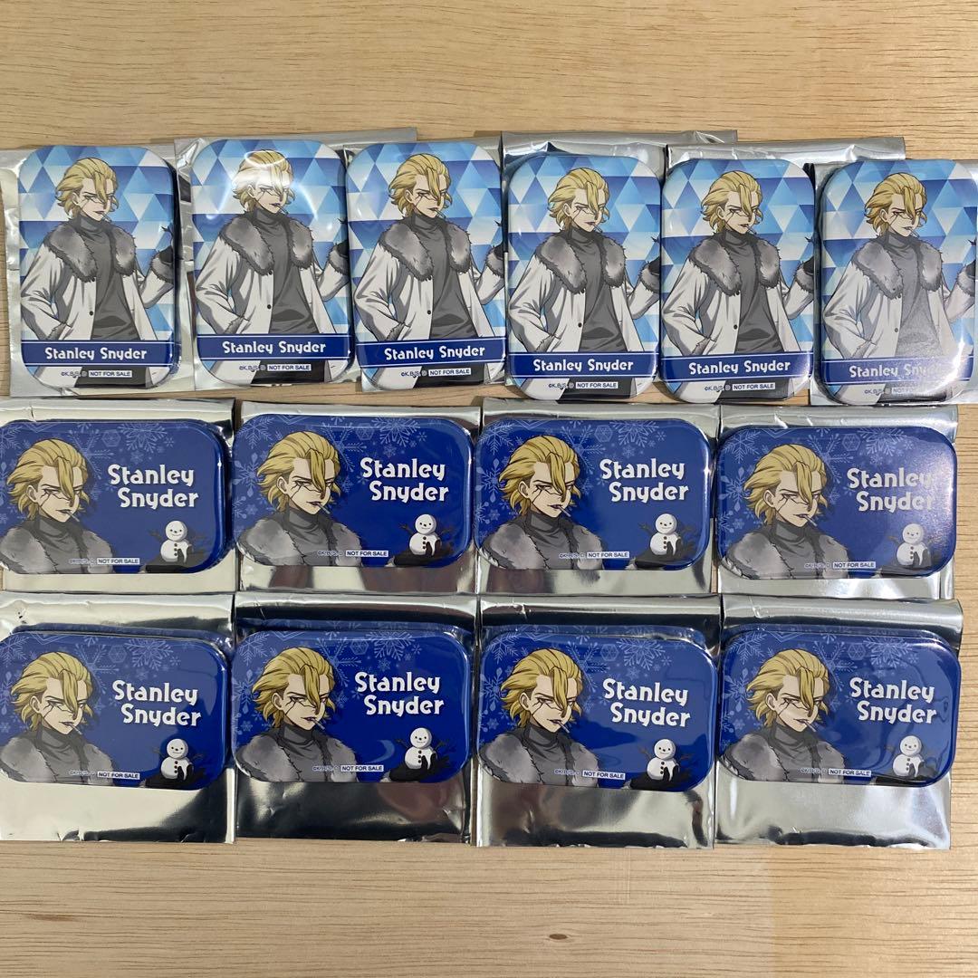 dr.stone 雪まつり 特典 スクエア缶バッジ スタンリー 14個