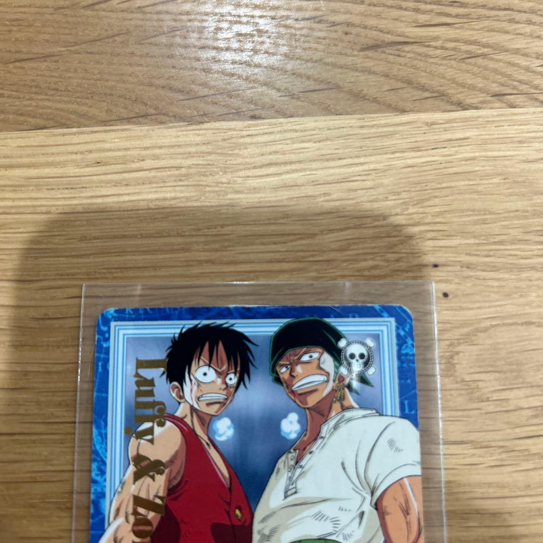 絶版 初期 ワンピース カードダス ハイパーバトル ルフィ＆ゾロ カード