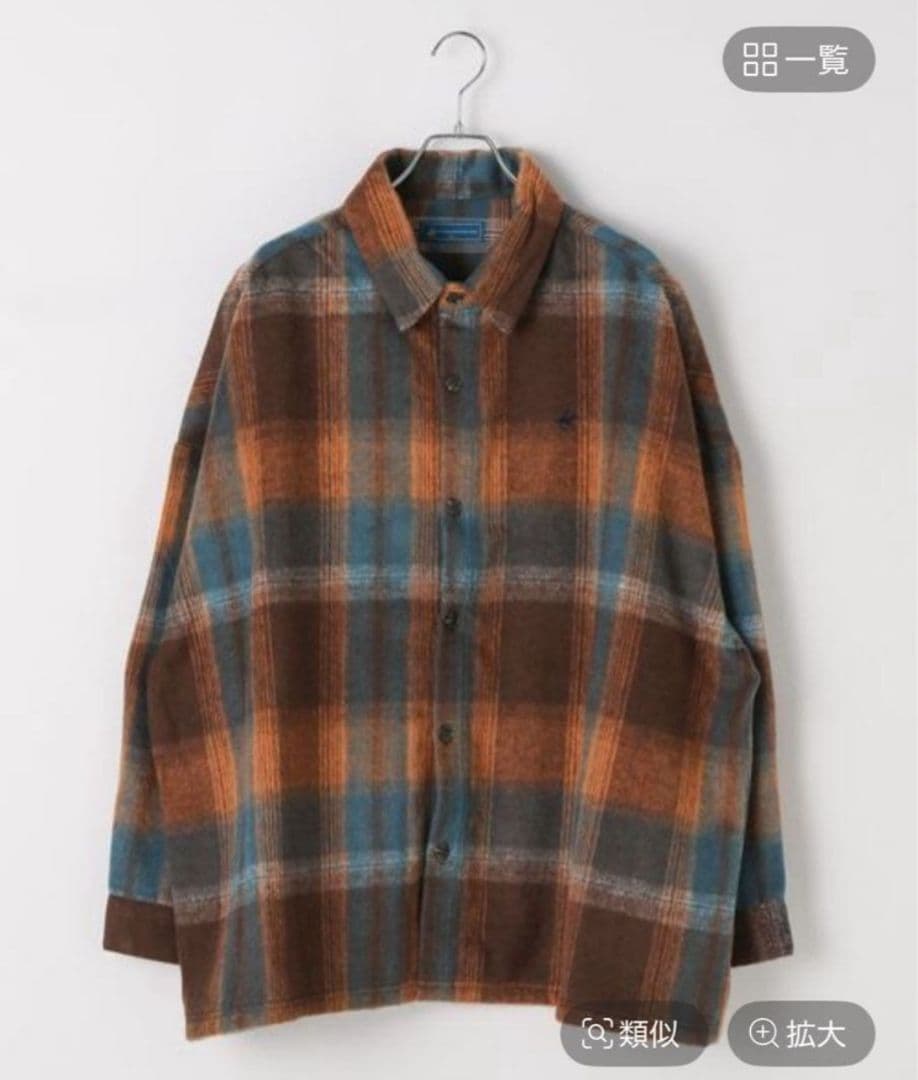 LEPSIM シャギーチェックシャツ POLO CLUB