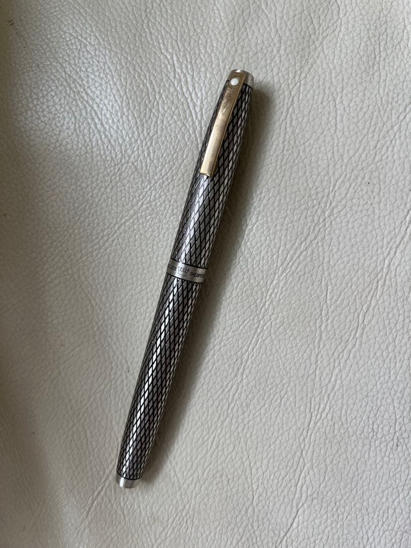 シェイファ シルバー メタル 万年筆 リフィル式