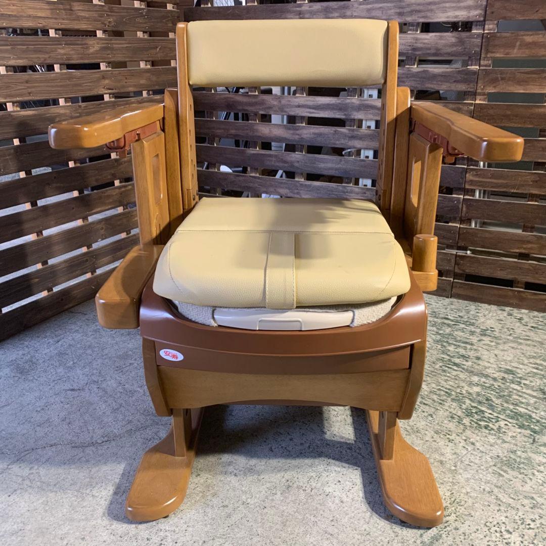 K806 アロン化成 家具調トイレセレクト電動ポータブルトイレ 未使用品