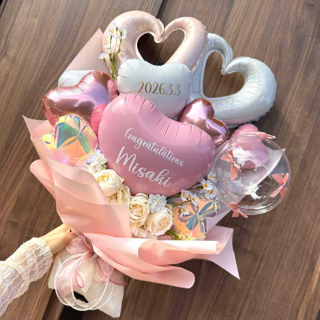 専用♡卒業式❤︎バルーンブーケ花束｜風船 ギフト お祝い 誕生日 推し活 ピンク