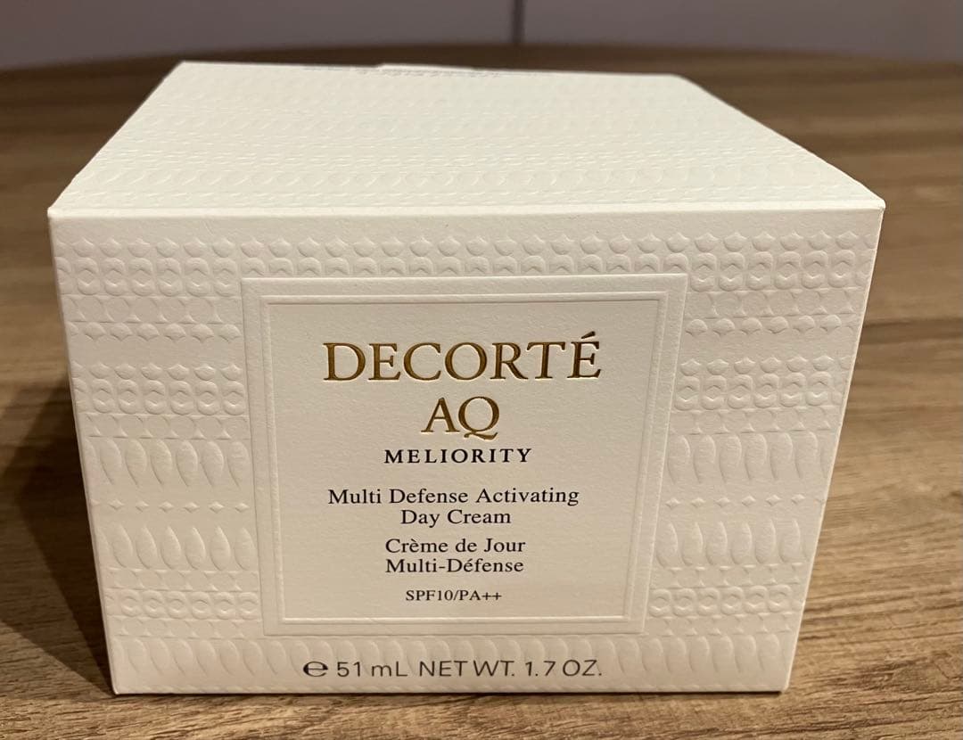DECORTÉ AQ メリオリティ デイクリーム 51mL 試してみた】AQ ミリオリティ インテンシブ デイクリーム DECORTÉの