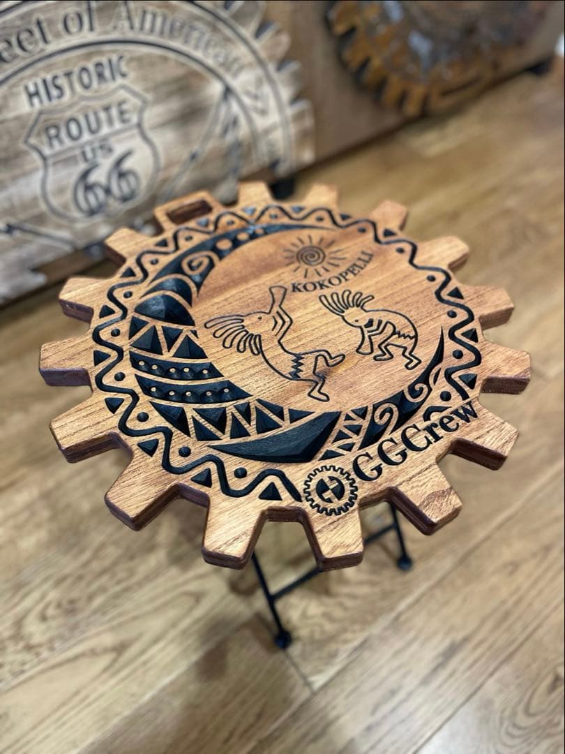 新品‼️GGCrew✨サイドテーブル✨Kokopelli（ココペリ）チーク色 サイドテーブル】Kokopelli（ココペリ） | ggcrew