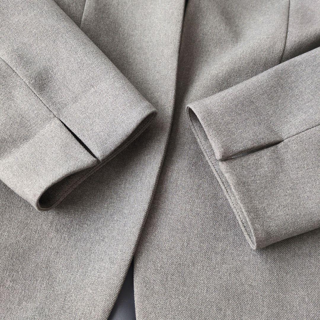 ユナイテッドアローズ パンツスーツ グレー ノーカラージャケット