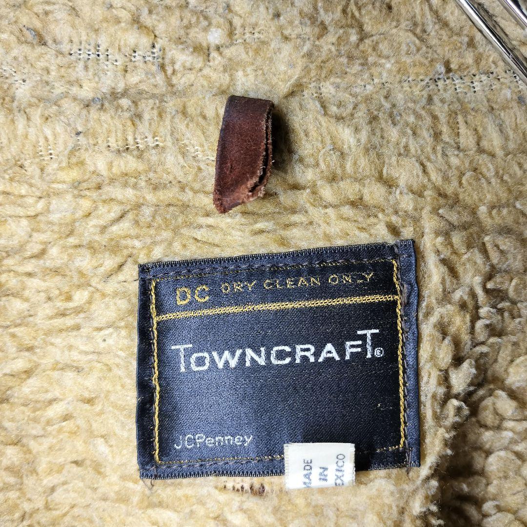 TOWNCRAFT JCPenney 70sスエードレザー ボアジャケット XL - メルカリ