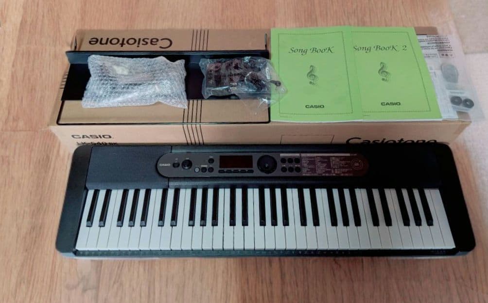 カシオ (CASIO) 電子キーボード 光ナビゲーション LK-540 BK