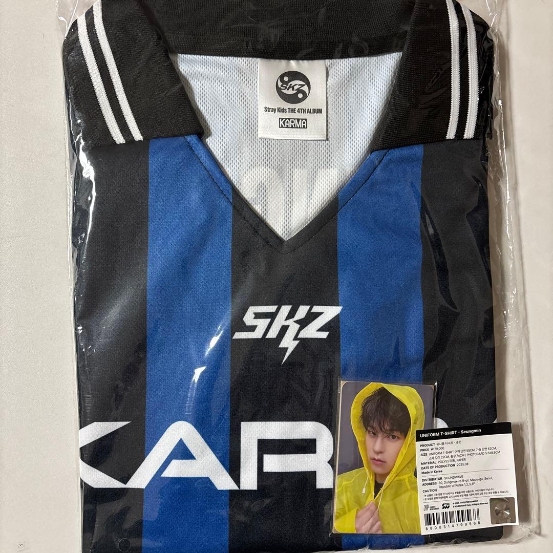 新品未開封 スンミン スキズ KARMA ユニフォーム トレカあり