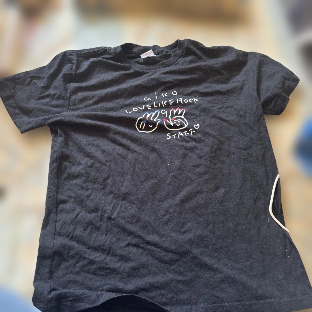 LOVE LIKE ROCK Tシャツ 黒　aiko Tシャツ
