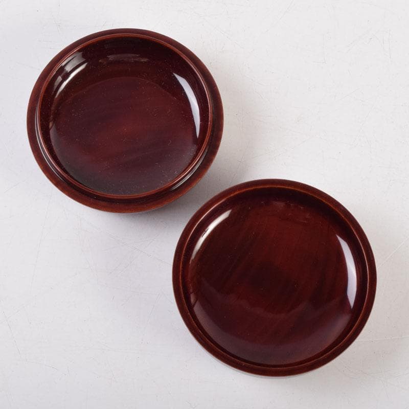 人間国宝 山下義人作 屋島神社古材 木地 呂塗 蕪蒔絵 香合 共箱 V 8927