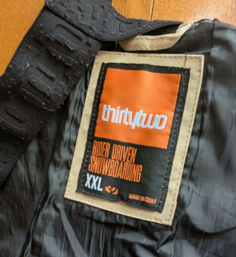 THIRTYTWOサーティートゥー32スノーボードウェア ビブパンツXXL HEAD