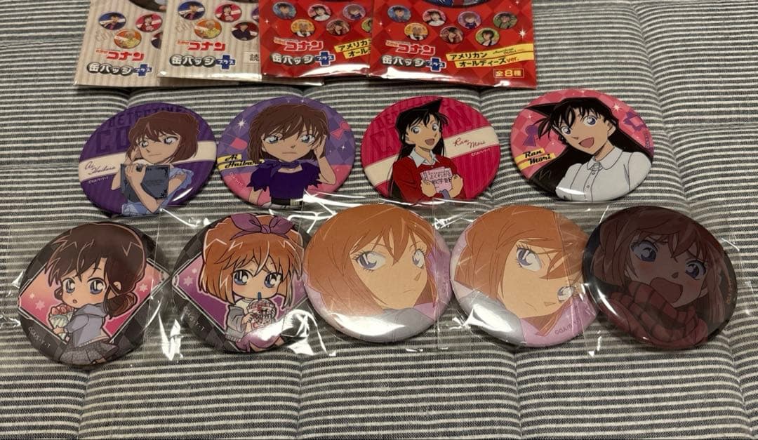 名探偵コナン 毛利蘭 灰原哀 缶バッジ まとめ - メルカリ