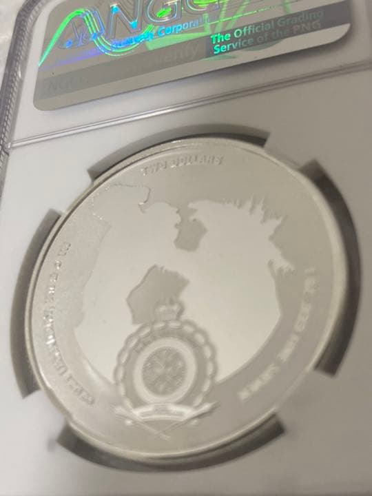 toru様専用 準最高鑑定 ニウエ ゴジラVSコング ゴジラバージョン 銀貨