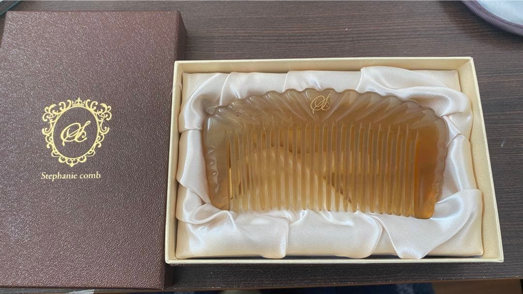 ステファニーコームDaisy petit 9.7Aグリーンオレンジ70%