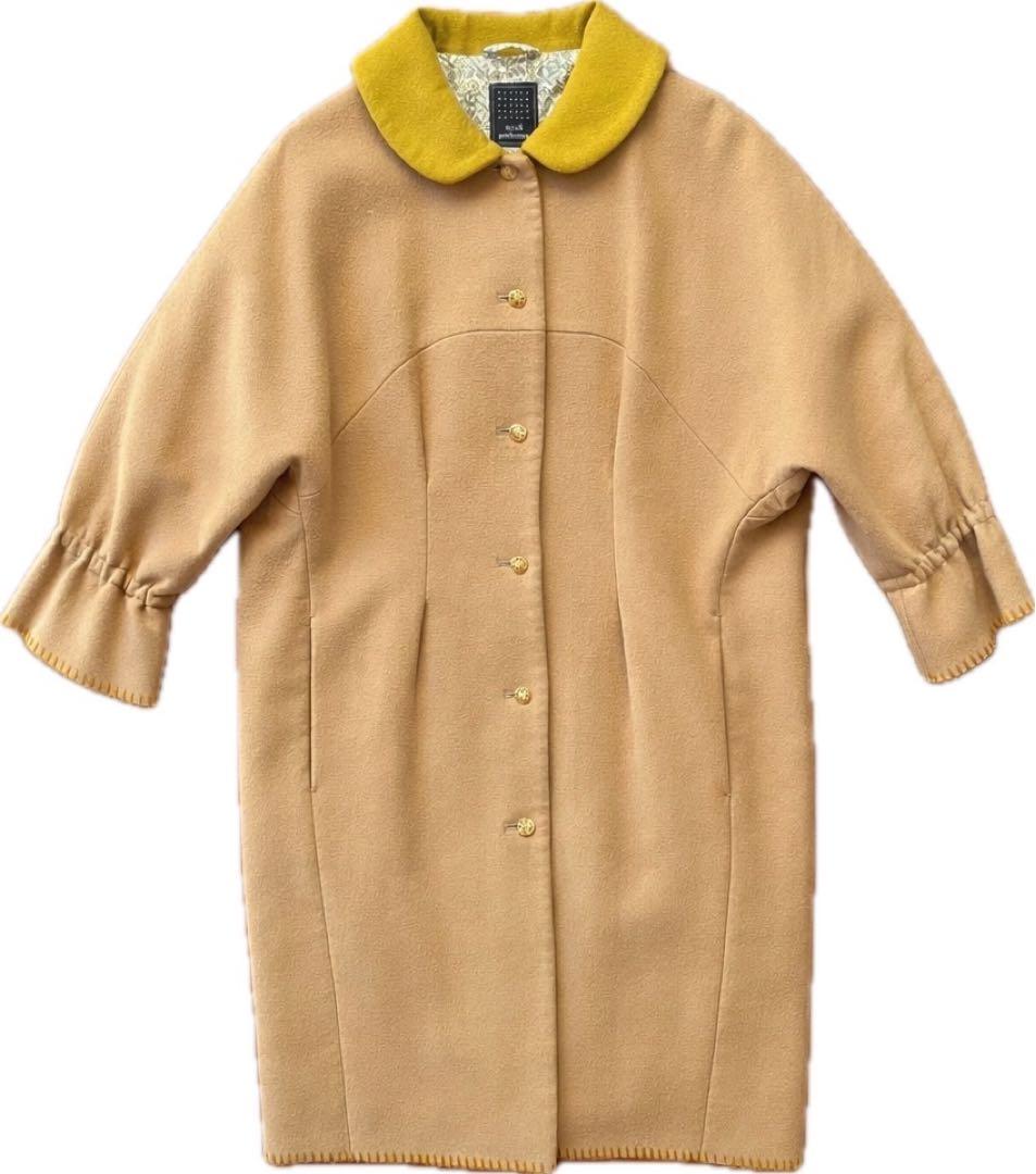 【sale】mina perhonen 丸襟コート moon sand 38 sale】mina perhonen 丸襟コート moon sand 38 - メルカリ