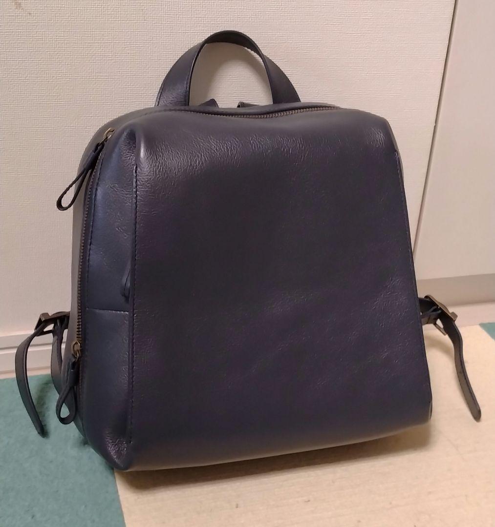 【美品】マザーハウス カゼマトウ Mサイズ ネイビー　品質保証カード付き Kazematou Backpack Men – マザーハウス 公式サイト