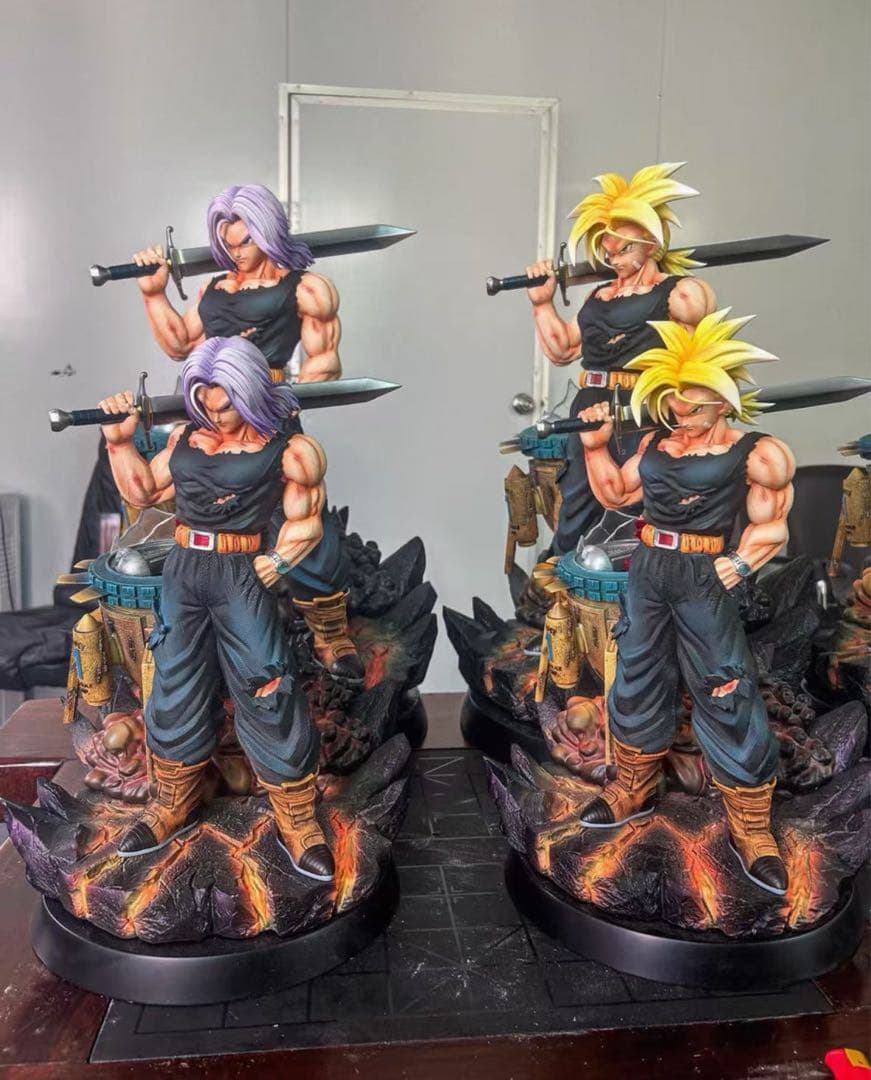 ドラゴンボール トランクス ガレージキット ガレキ スタチュー①① ドラゴンボール トランクスv2 1/6 ガレージキット 塗装済完成品