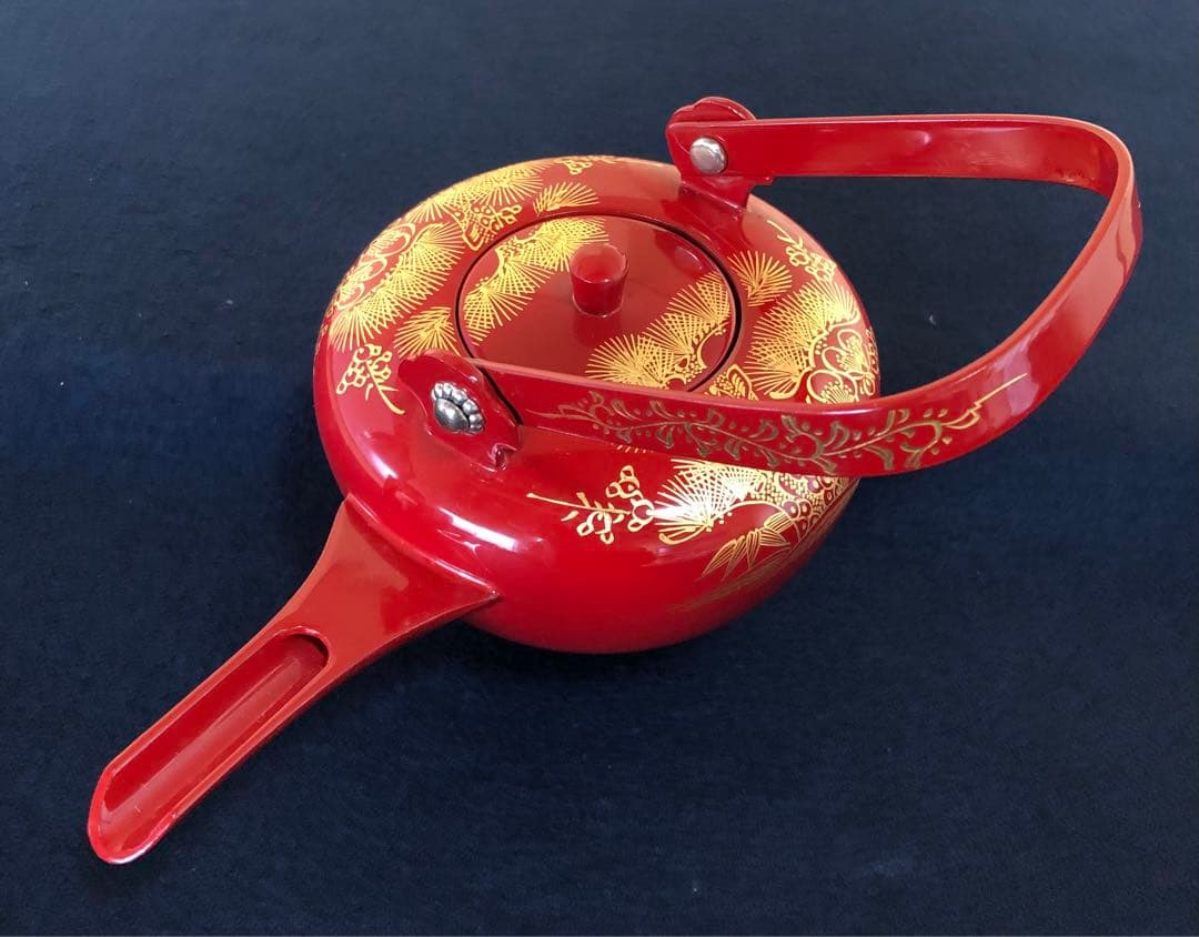 《R》輪島塗 屠蘇器 三ツ揃 沈金松竹梅 木製漆器 木箱　251218か1