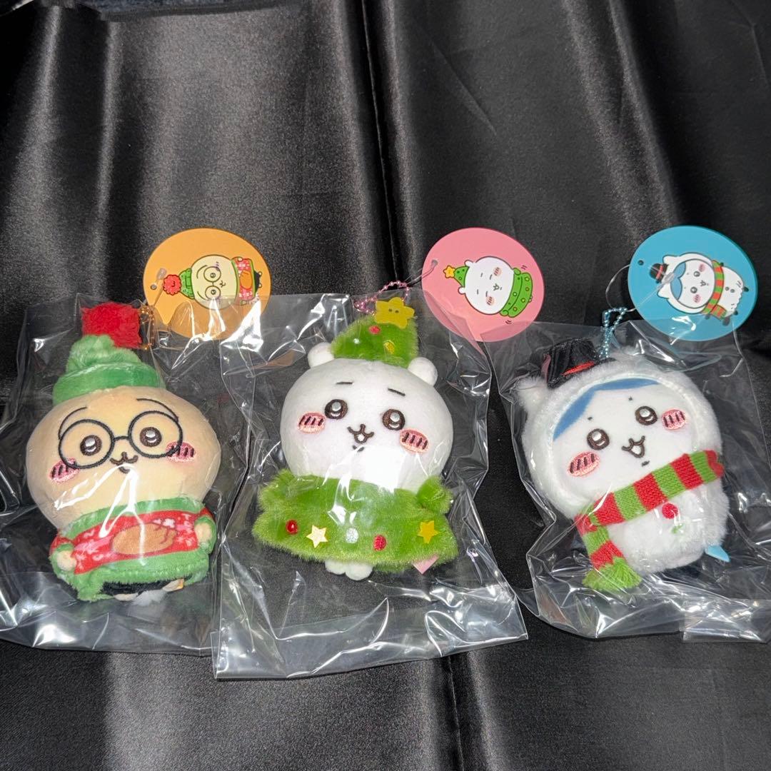 ちいかわ ハッピーホリデーなマスコット ぬいぐるみ ハチワレ うさぎ クリスマス 予約】ちいかわ ハッピーホリデーなマスコット（ハチワレ）【2024年4月