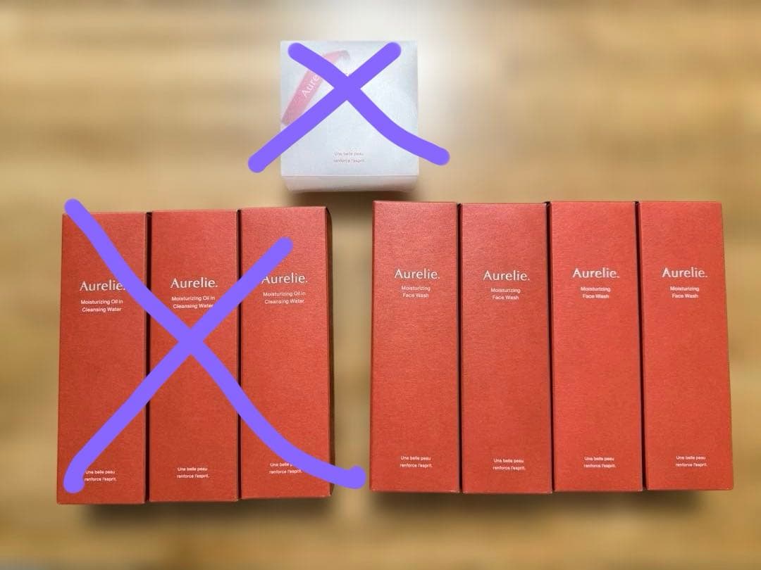 Aurelie. フェイスウォッシュ 6本（バラ購入可）