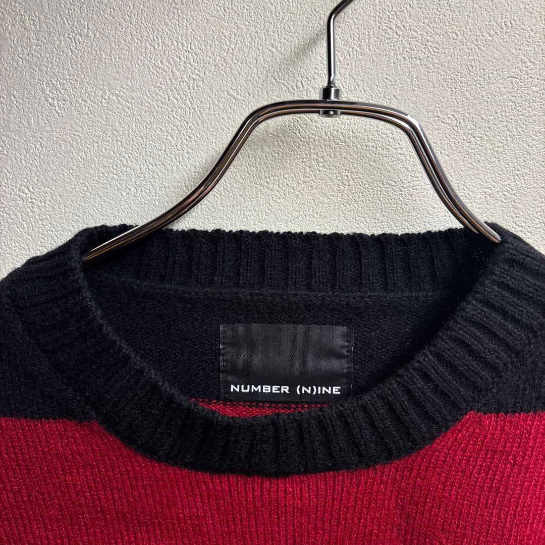 m*o様 ☆ ナンバーナイン L 赤黒ボーダー 06期風 カートコバーン