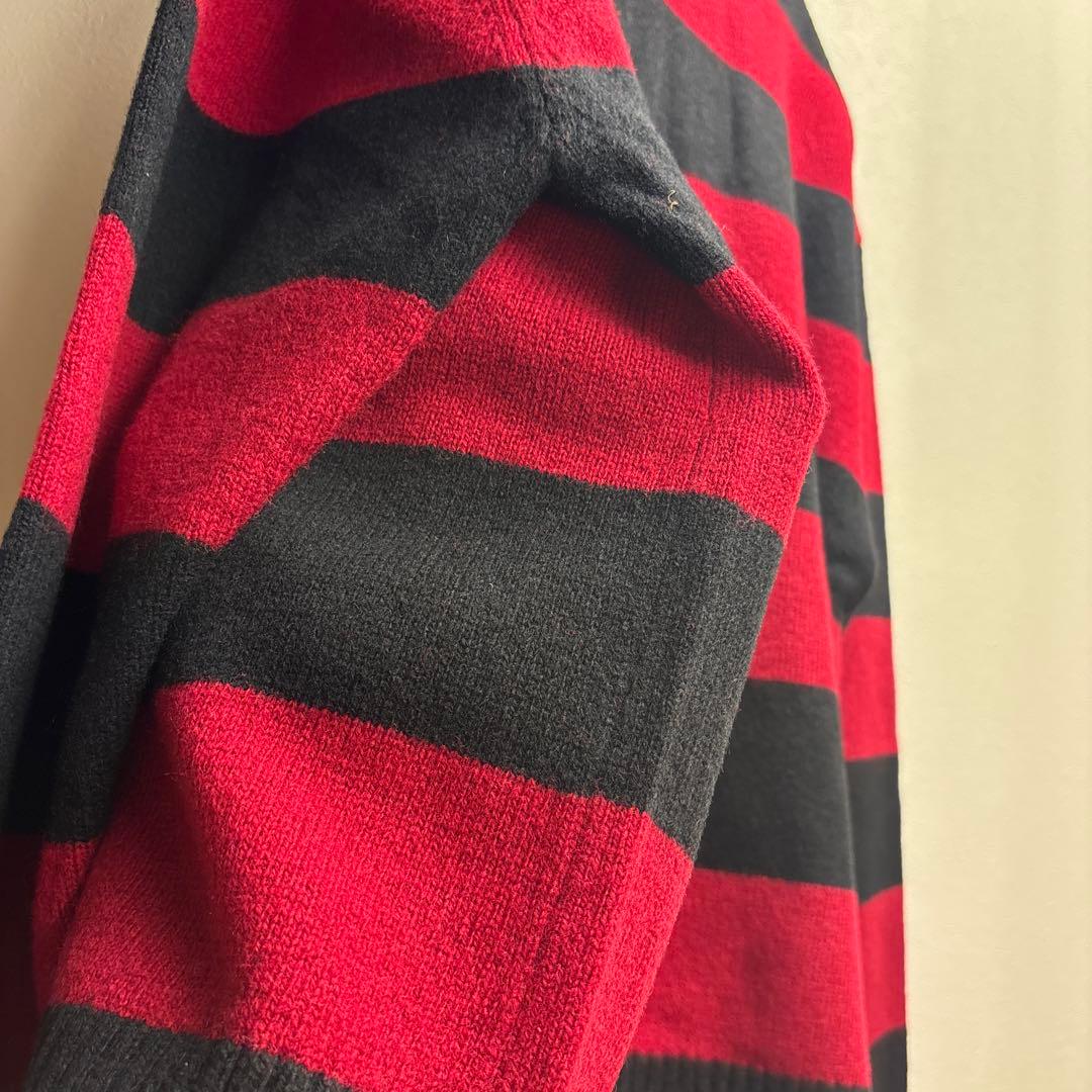 m*o様 ☆ ナンバーナイン L 赤黒ボーダー 06期風 カートコバーン