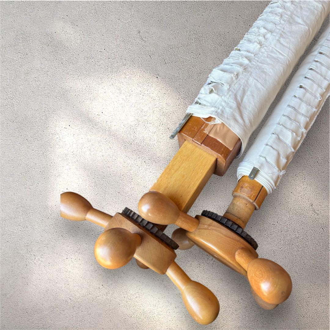 機織り機 東京手織機 KMー650 天秤式 8枚綜絖 10本足 長椅子セット